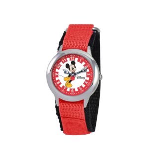 Disney Articulating Mickey Mouse Kids Time Teacher Red Watch, Boys