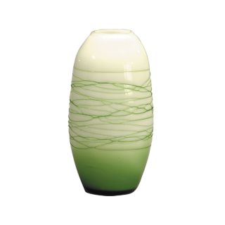 Dale Tiffany Westerly Green Glass Vase