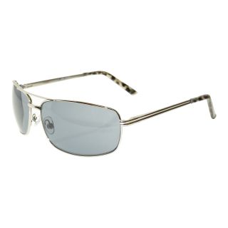Solargenics Metal Navigator Sunglasses, Silver, Mens