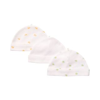 Carters 3 pk. Knit Caps   newborn 3m, Ivory, Ivory