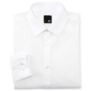 JF J.Ferrar JF J. Ferrar Solid Dress Shirt   Slim Fit, Cayenne, Mens