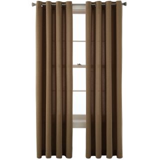 Studio Arista Grommet Top Curtain Panel, Ultra Bronze