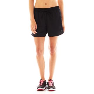 Nike Dri FIT Mesh Knit Shorts, Black, Womens