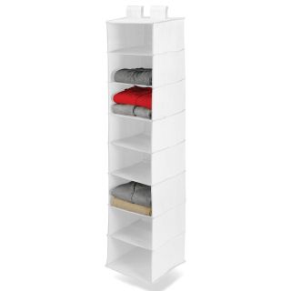 HONEY CAN DO Honey Can Do 8 Shelf White Hanging Organizer