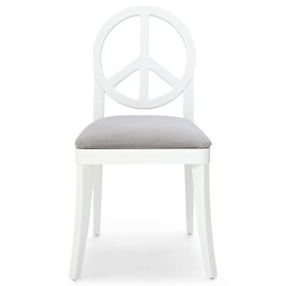 HAPPY CHIC BY JONATHAN ADLER Crescent Heights Peace Chair, Gray