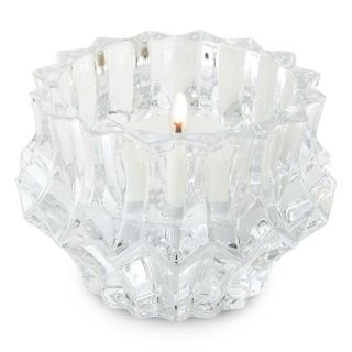 Godinger Crystal Fire and Ice Votive Candle Holder, Clear