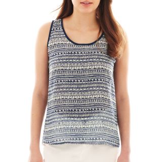 By & By Print Tank Top, Pat G, Womens