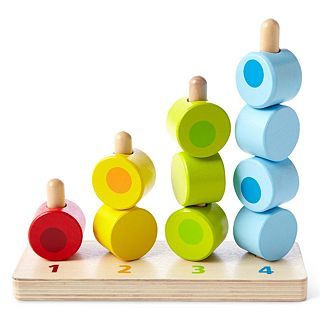 GIGGLE giggleBABY Wooden Count to Four Stacker