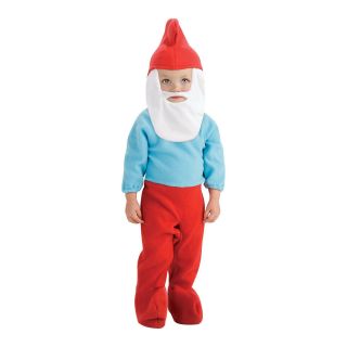 The Smurfs Papa Smurf Infant/Toddler Costume, Red/Blue, Boys