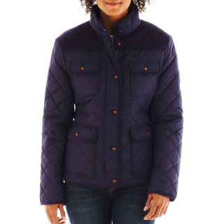 COLLEZIONE Quilted Jacket   Talls, Navy, Womens