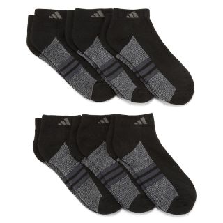 Adidas 6 pk. Graphic Low Cut Socks   Boys, Black, Boys