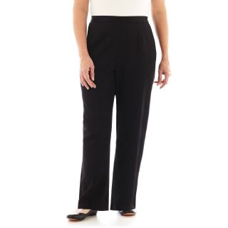 Alfred Dunner Monte Carlo Pull On Pants   Plus, Black, Womens