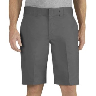 Dickies Relaxed Fit Twill Shorts, Gray, Mens