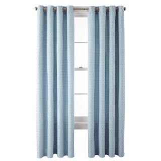 JCP Home Collection  Home Rory Grommet Top Curtain Panel, Blue