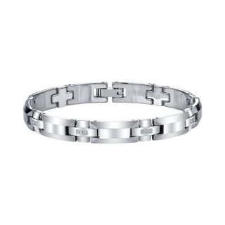 Mens 1/10 CT. T.W. Diamond Link Bracelet