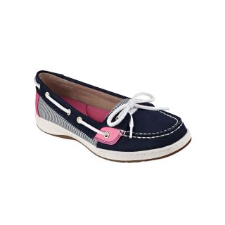 LIZ CLAIBORNE Saber Boat Shoes, Navy, Womens