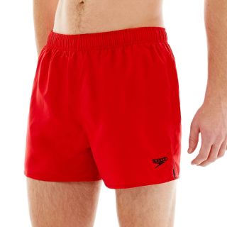 Speedo Surfrunner Volley Swim Shorts, Red, Mens