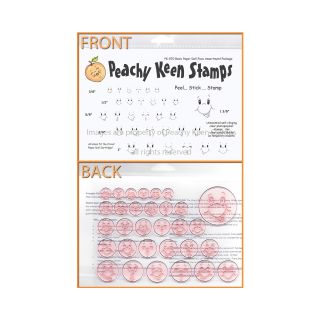 Peachy Keen Basic Paper Doll Face Stamp Assortment