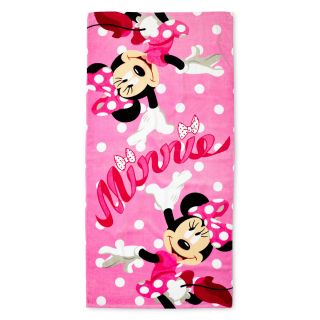 Disney Minnie Mouse Beach Towel, Pink
