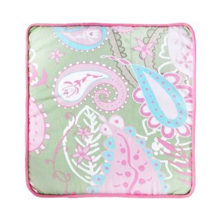 My Baby Sam Pink Pixie Baby Throw Pillow, Green/Pink
