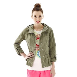 L AMOUR BY NANETTE LEPORE L Amour Nanette Lepore Military Anorak Jacket, Green,
