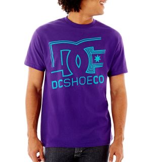 Dc Shoes DC Written Graphic Tee, Purple, Mens