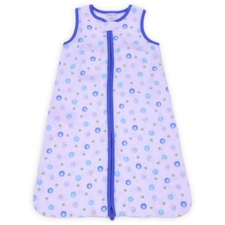 sootheTIME snooze sack   Blue Dots Crinkle Cotton
