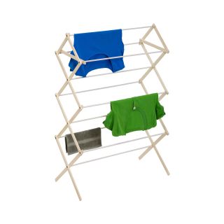 HONEY CAN DO Honey Can Do Compact Wood Drying Rack