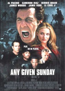 Any Given Sunday (Reprint) Movie Poster