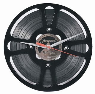 Limited Edition Movie Reel Clock with Film 10 1/2