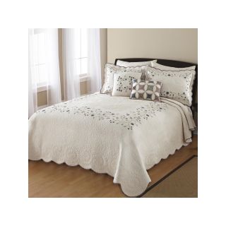 Agatha Bedspread, Ivory