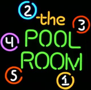 The Pool Room Sign