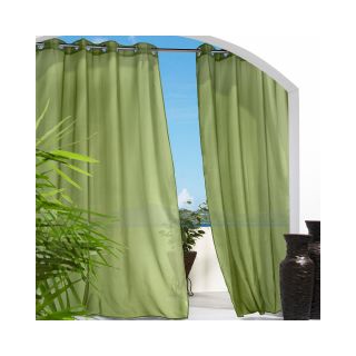 Escape Solid Grommet Top Outdoor Curtain Panel