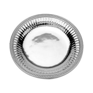 Wilton Armetale Flutes and Pearls Round Serving Tray