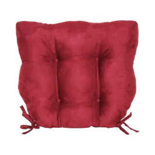 Faux Suede Chair Pad, Mulberry