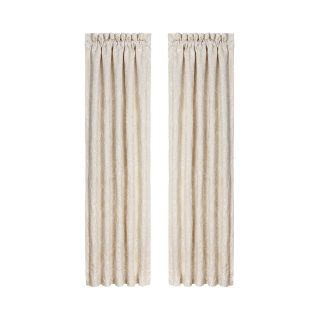 QUEEN STREET Maddison Curtain Panel Pair, Ivory