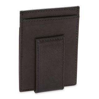 CLAIBORNE Leather Wallet w/ Magnet Clip