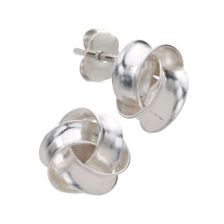 Bridge Jewelry Sterling Silver Love Knot Earrings