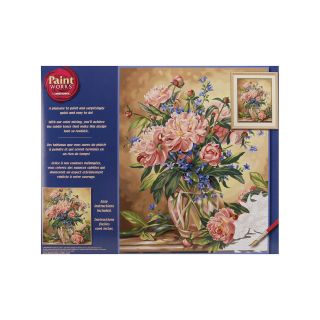 Paint By Number Kit 16X20  Peony Floral