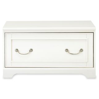 Create Your Space 1 Drawer Storage Cabinet, White