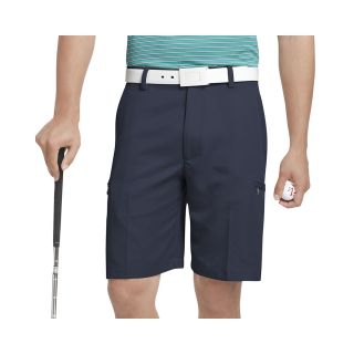 Izod Golf Solid Cargo Shorts, Midnight, Mens