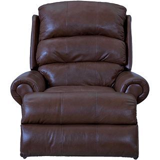 Norman Faux Leather Recliner, Timberland Burgund