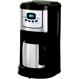 Bella 10 Cup Programmble Coffeemaker + Thermal Carafe, Black