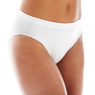 Ambrielle Seamless High Cut Panties, White