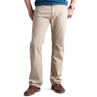 Dockers 5 Pocket Straight Fit Flat Front Pants, British Khaki, Mens