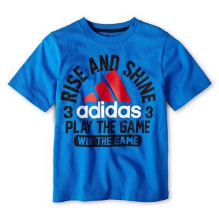 Adidas Graphic Tee   Boys 2t 7x, Blue, Boys