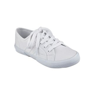 LIZ CLAIBORNE Sunflower Lace Up Sneakers, White, Womens