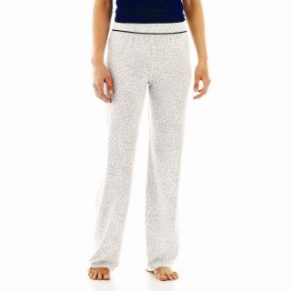 LIZ CLAIBORNE Knit Sleep Pants   Plus, Grey, Womens