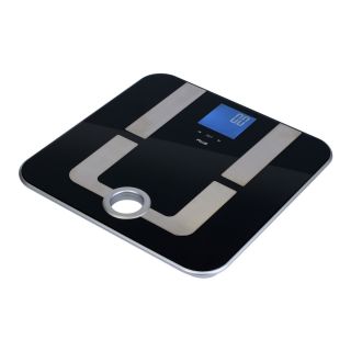 AWS Digital Personal Bath Body Fat Scale with Handle, Black