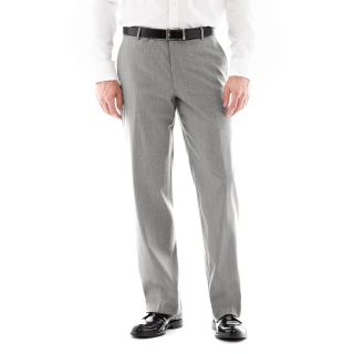 joe joseph abboud Luxe Flat Front Pants, Grey, Mens